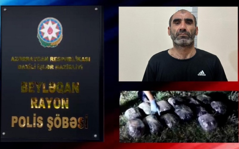 Beyləqanda POLİS ƏMƏLİYYATI: 16 kiloqram marixuana və həşiş...
